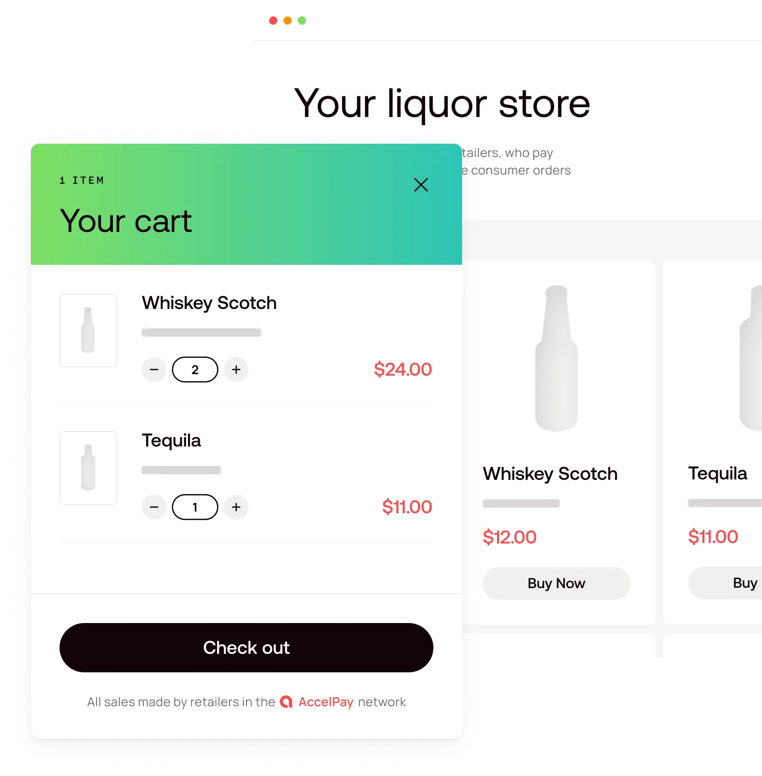 AccelPay platform illustration